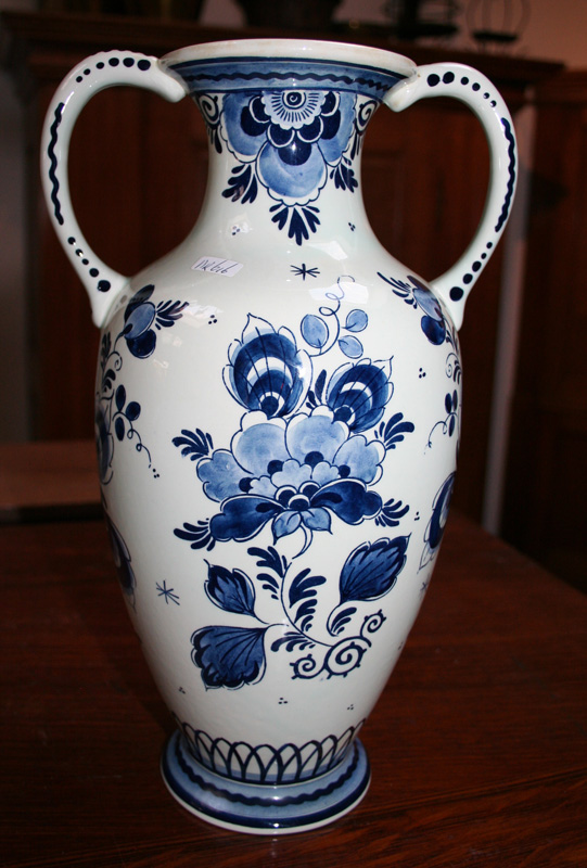 mentaal Glimmend Hedendaags Delfts blauwe vaas nr. 19 | Antiekhuis Nick Toma